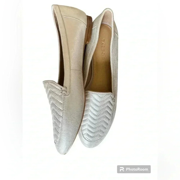 Talbots Ryan Quilted Metallic Loafers Size 8 1/2 - Picture 8 of 10